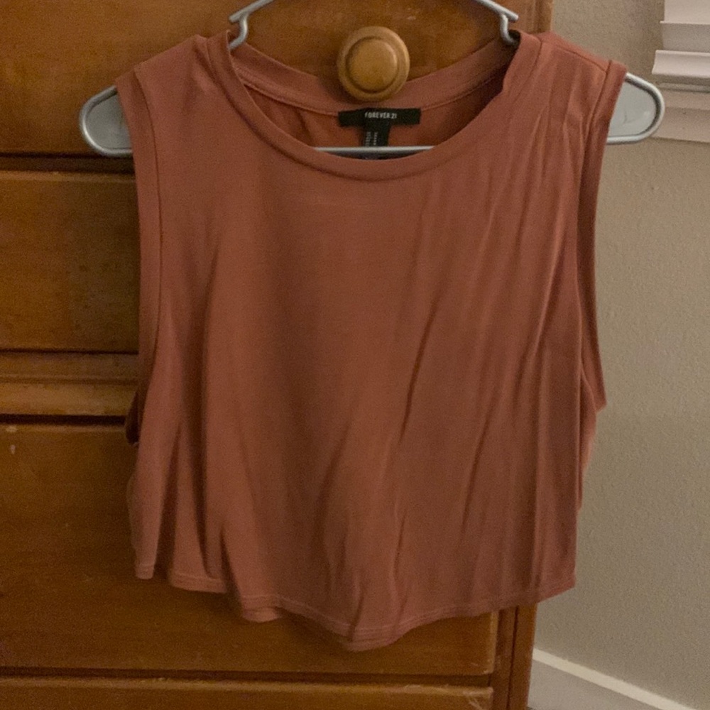 Forever 21 orangey red tank